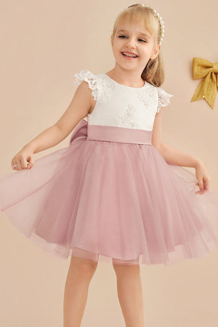 Robe Demoiselle Rose Poudré Tulle
 - gallery 4