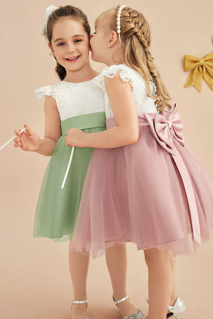 Robe Demoiselle Rose Poudré Tulle
 - gallery 3