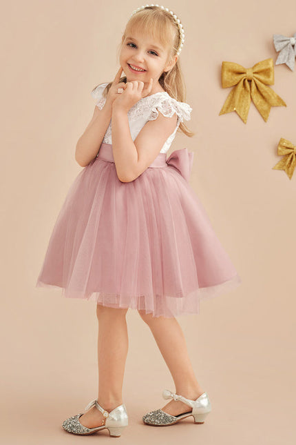 Robe Demoiselle Rose Poudré Tulle
 - gallery 6