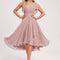 Robe Cape Rose Poudré