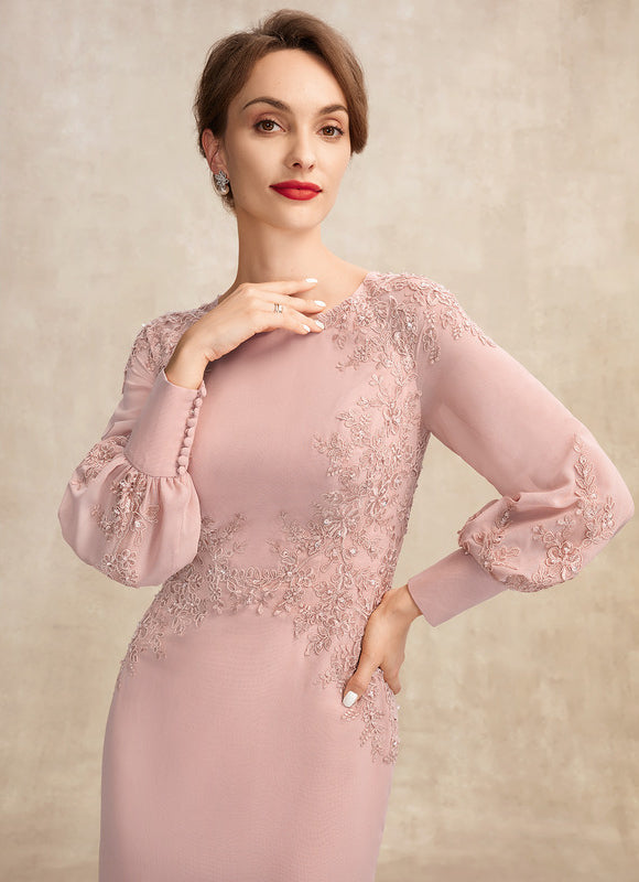 Robe De Mère De La Mariée Rose Poudrée - gallery 5