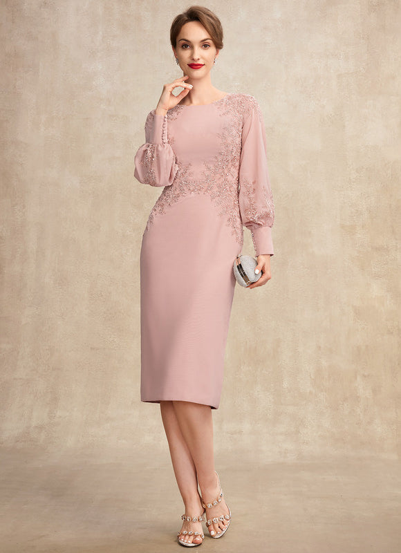 Robe De Mère De La Mariée Rose Poudrée - gallery 4