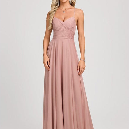 Robe Bal Rose Cœur Fluide