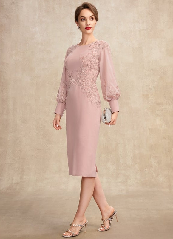 Robe De Mère De La Mariée Rose Poudrée