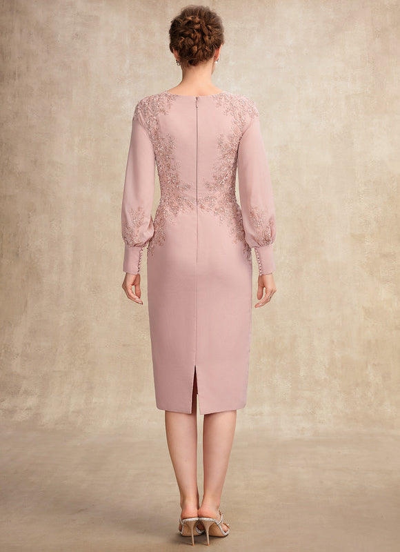 Robe De Mère De La Mariée Rose Poudrée - gallery 2